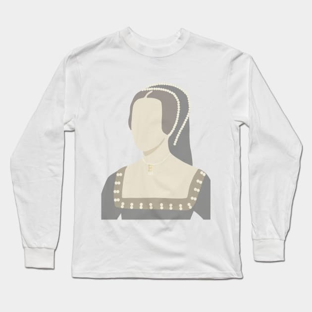 Anne Boleyn Long Sleeve T-Shirt by SuperHans